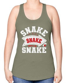 Snake Snake SNAKE 45# - video games -Racerback Tank