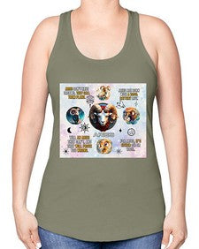 Straight Aries 469# - aries -Racerback Tank