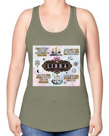 Straight Libra 474# - libra -Racerback Tank