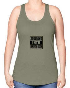 Straight into eleventh grade 890# - eleventh grade -Racerback Tank