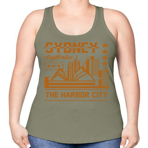 Sydney 1919# - cities -Racerback Tank