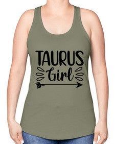 Taurus girl 500# - taurus -Racerback Tank
