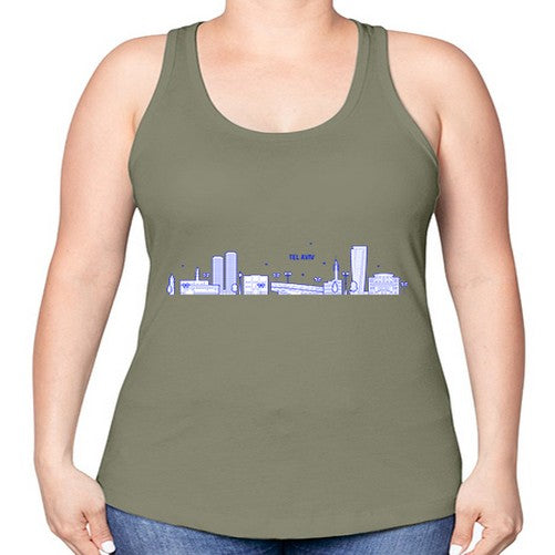 Tel Aviv 1958# - cities -Racerback Tank