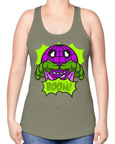 The boomdays 249# - cartoon general -Racerback Tank
