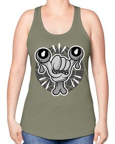The nightmare 252# - cartoon general -Racerback Tank