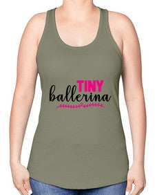 Tiny ballerina 202# - ballet -Racerback Tank