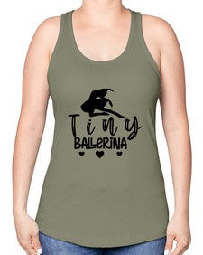 Tiny ballerina 203# - ballet -Racerback Tank