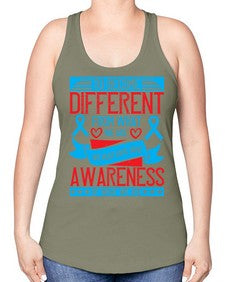 To become different from what we are we must have some awareness of what we are Style 11# - Self awareness -Racerback Tank