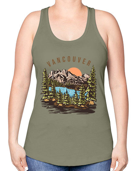 Vancouver 4# - nature -Racerback Tank