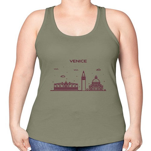 Venice 2057# - cities -Racerback Tank