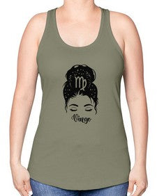 Virgo woman - virgo -Racerback Tank