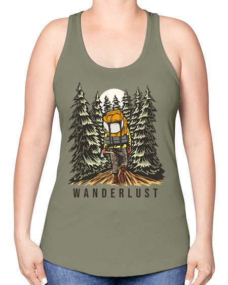 Wanderlust 2# - nature -Racerback Tank