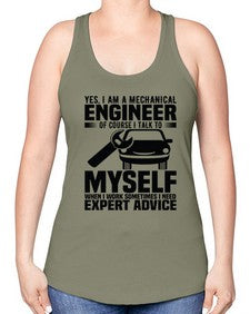 Yes I Am A Mechanical Style 1671# - engineer -Racerback Tank
