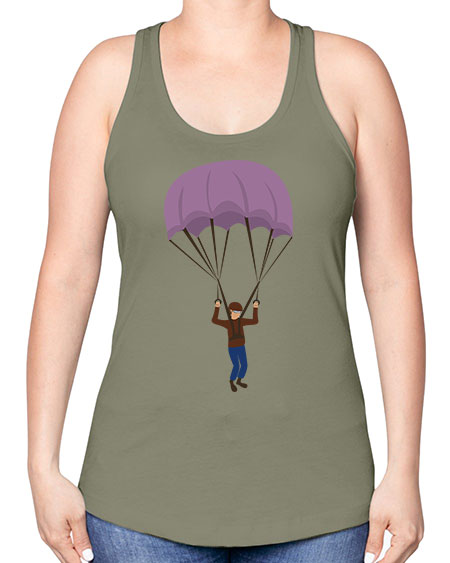 all in one 10# - parachute -Racerback Tank