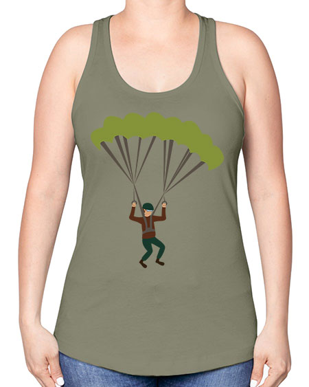 all in one 11# - parachute -Racerback Tank