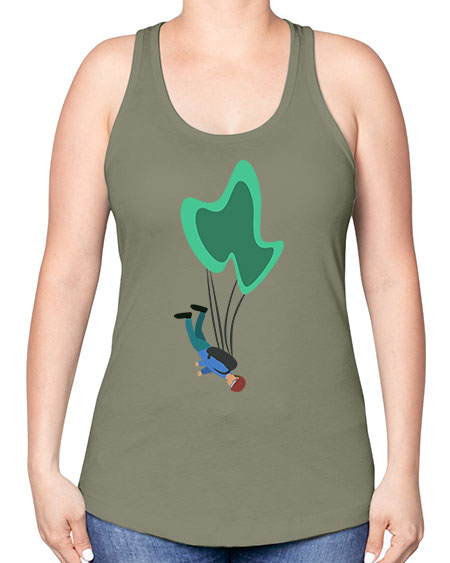 all in one 12# - parachute -Racerback Tank