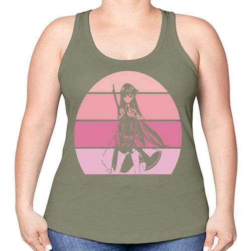 anime art 197# - anime -Racerback Tank