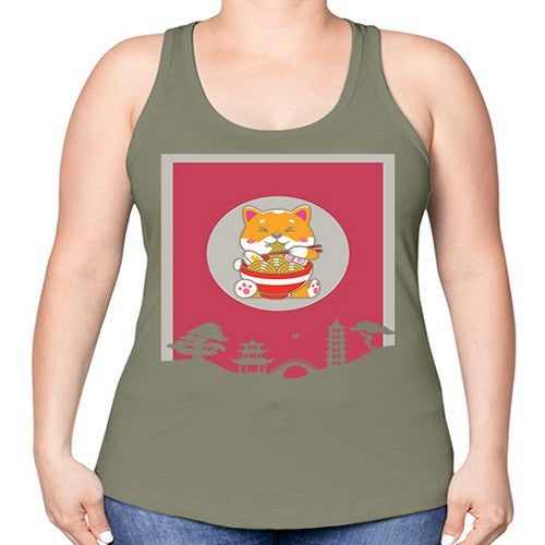 anime art 203# - anime -Racerback Tank