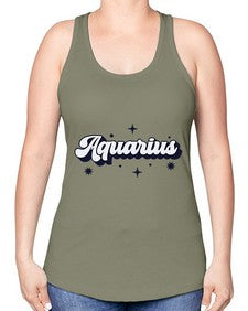 aquarius 82# - aquarius -Racerback Tank