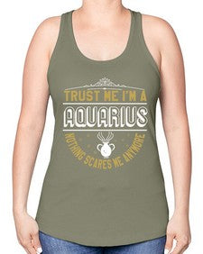 aquarius 87# - aquarius -Racerback Tank