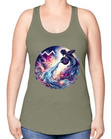 aquarius 89# - aquarius -Racerback Tank