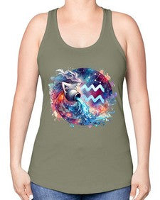 aquarius 90# - aquarius -Racerback Tank