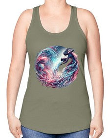 aquarius 91# - aquarius -Racerback Tank