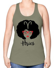 aries 122# - aries -Racerback Tank