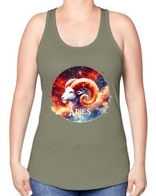 aries 128# - aries -Racerback Tank