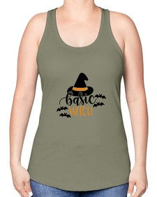 basic witch 49# - witch -Racerback Tank
