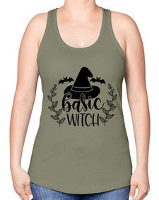 basic witch 50# - witch -Racerback Tank