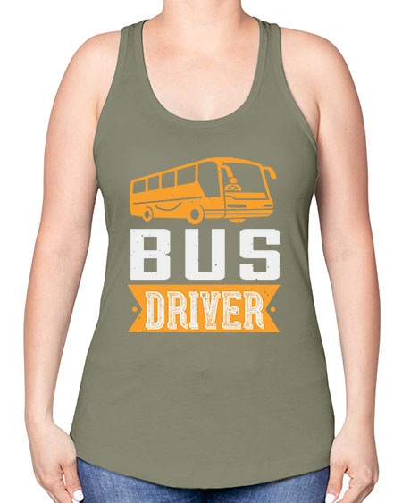 bus driver Style 641# - Bus Driver -Racerback Tank