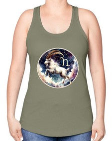 capricorn 211# - capricorn -Racerback Tank