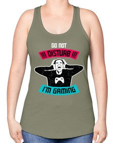 do not distrub im gaming 70# - video games -Racerback Tank