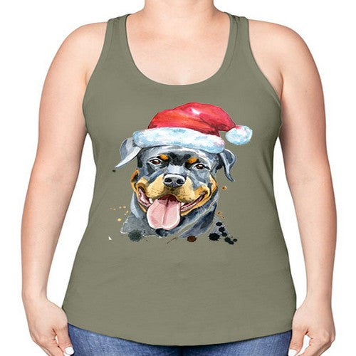 dog hat 110# - dogs -Racerback Tank