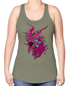 dragon 177# - dragon -Racerback Tank