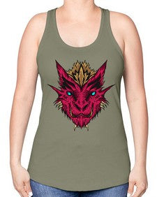 dragon 182# - dragon -Racerback Tank