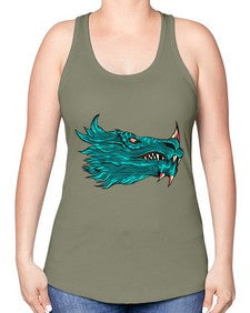 dragon 186# - dragon -Racerback Tank