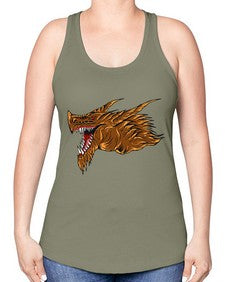 dragon 187# - dragon -Racerback Tank