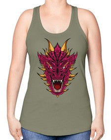 dragon 194# - dragon -Racerback Tank