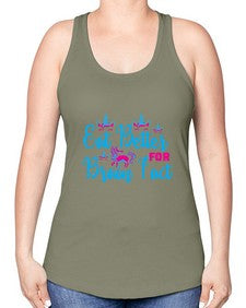 eat better for brain fact 118# - unicorn -Racerback Tank
