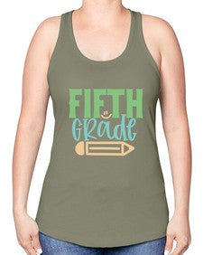fifth grade 59# - fifth grade -Racerback Tank