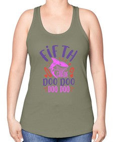 fifth grade doo doo 65# - fifth grade -Racerback Tank