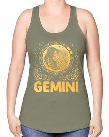 gemini 16# - gemini -Racerback Tank
