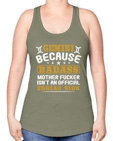gemini 218# - gemini -Racerback Tank