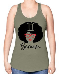 gemini 235# - gemini -Racerback Tank