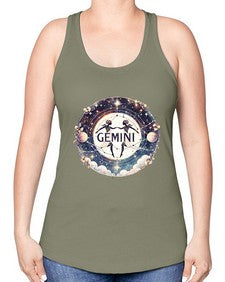 gemini 237# - gemini -Racerback Tank