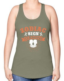 gemini 246# - gemini -Racerback Tank