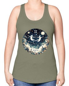 gemini 249# - gemini -Racerback Tank