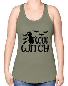 good witch 36# - witch -Racerback Tank